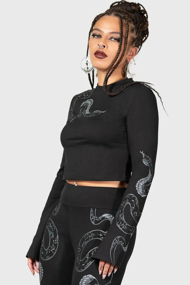 Women Crop Killstar Cornelia Crop Top