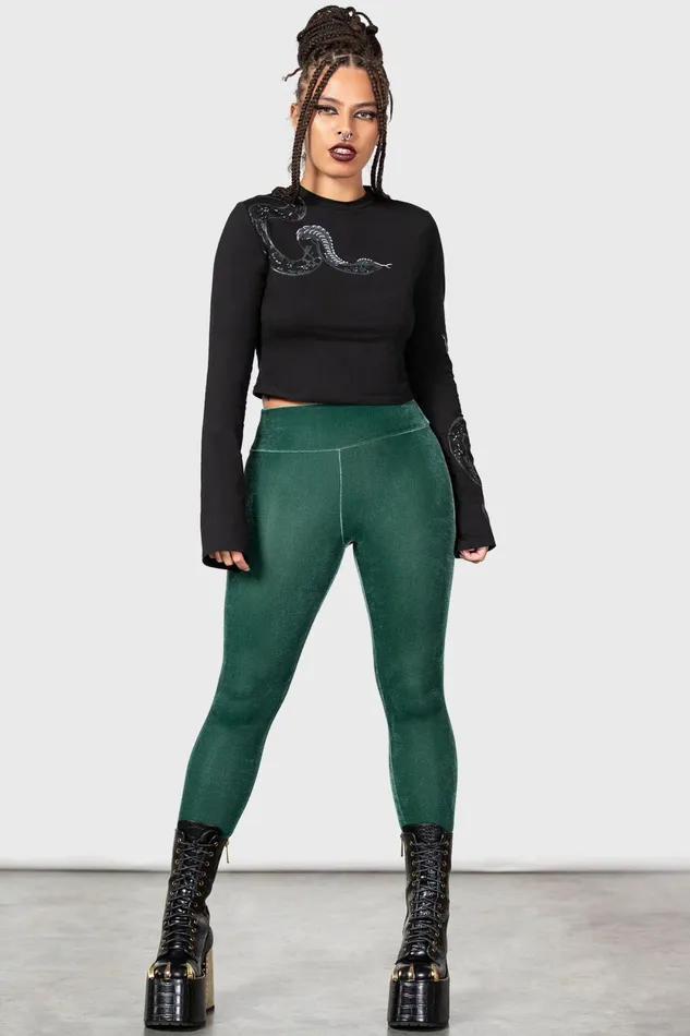 Women Crop Killstar Cornelia Crop Top