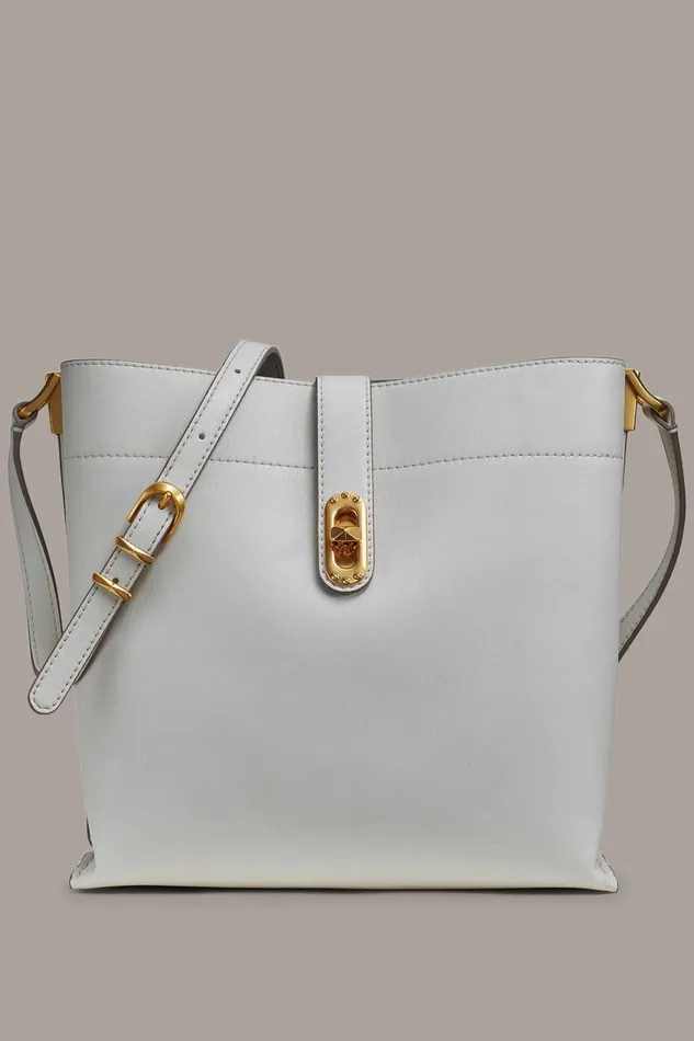 Women Crossbody Bags And Satchels Donna Karan BRIDGEHAMPTON CROSSBODY Sand