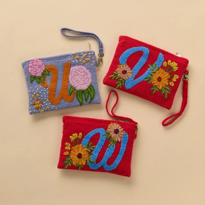 Women Cursive Letter Pouch Sundance Catalog Handbags Women Cursive Letter Pouch Sundance Catalog Handbags