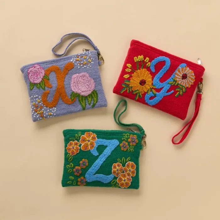 Women Cursive Letter Pouch Sundance Catalog Handbags Women Cursive Letter Pouch Sundance Catalog Handbags