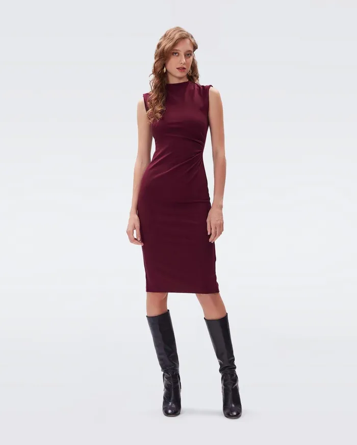 Women Darrius Dress Wine Pink DVF Dresses