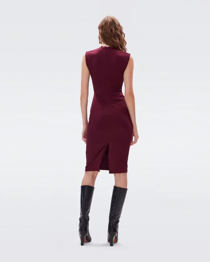 Women Darrius Dress Wine Pink DVF Dresses Women Darrius Dress Wine Pink DVF Dresses