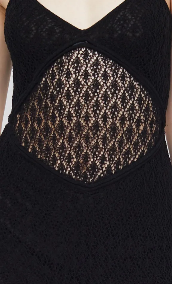 Women Dresses Bec Bridge BREEZE BACKLESS KNIT MAXI Black