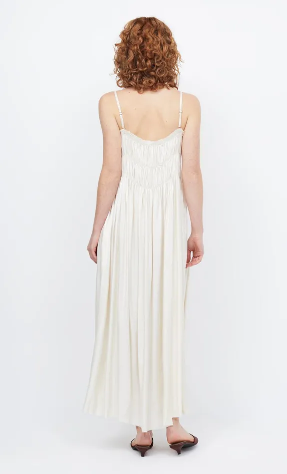 Women Dresses Bec Bridge DALI MAXI SHIFT DRESS Ivory