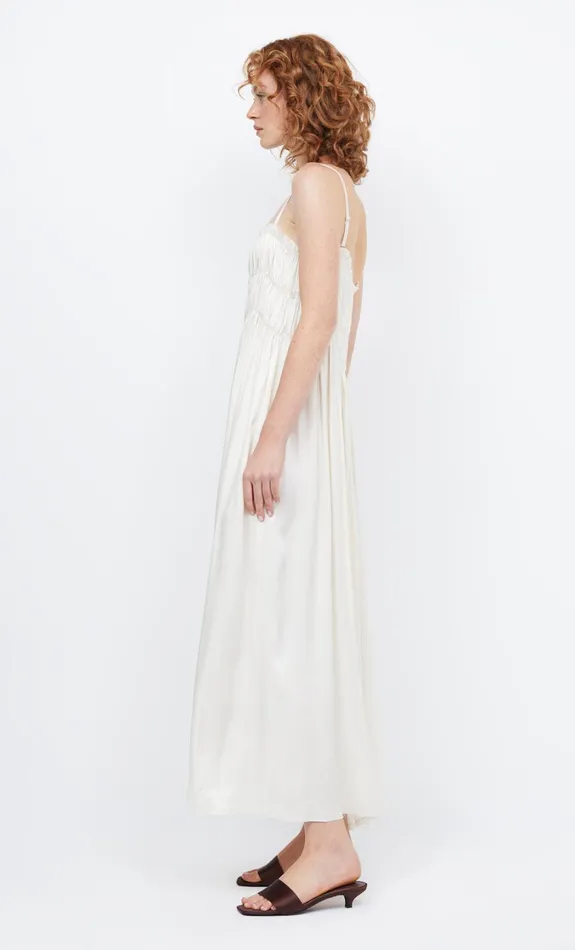 Women Dresses Bec Bridge DALI MAXI SHIFT DRESS Ivory