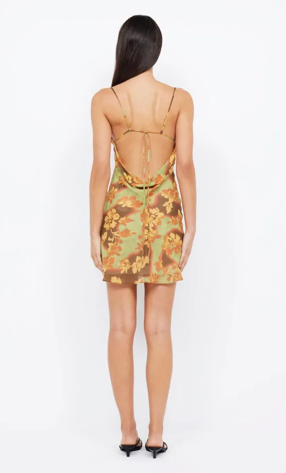Women Dresses Bec Bridge DREW MINI DRESS Hibiscus Patch