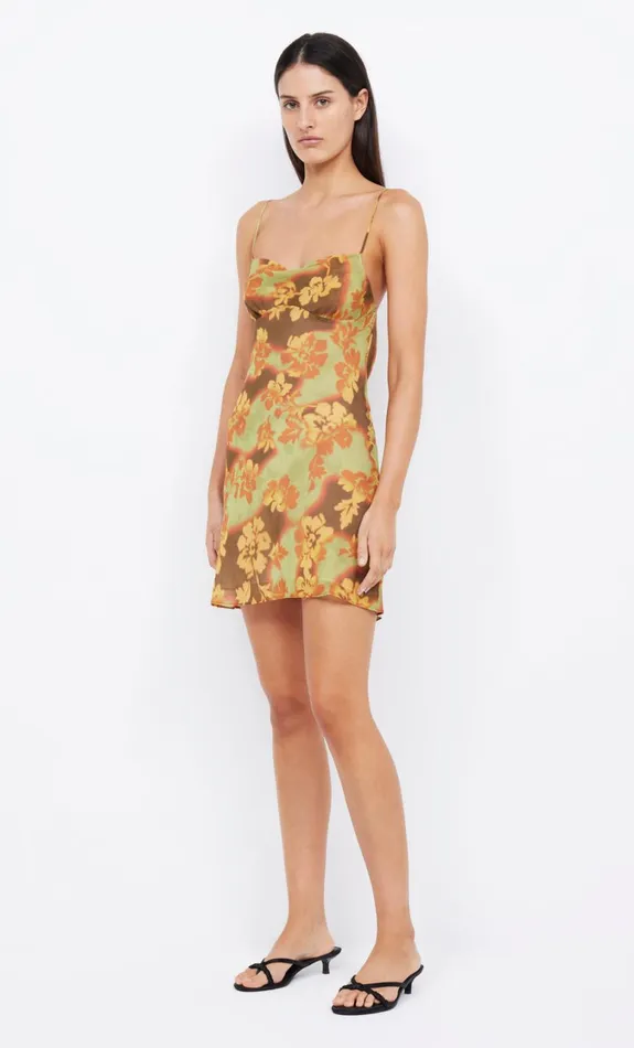 Women Dresses Bec Bridge DREW MINI DRESS Hibiscus Patch