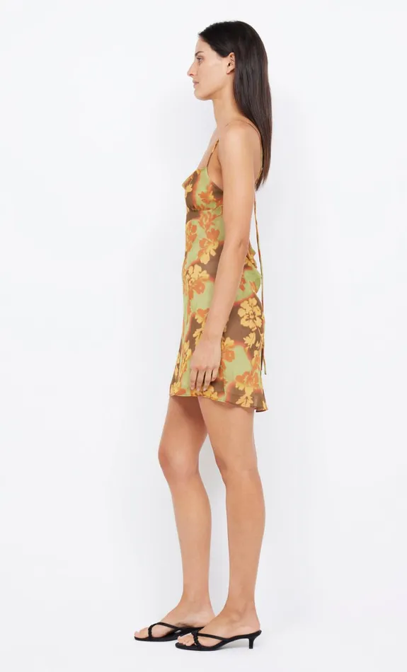 Women Dresses Bec Bridge DREW MINI DRESS Hibiscus Patch