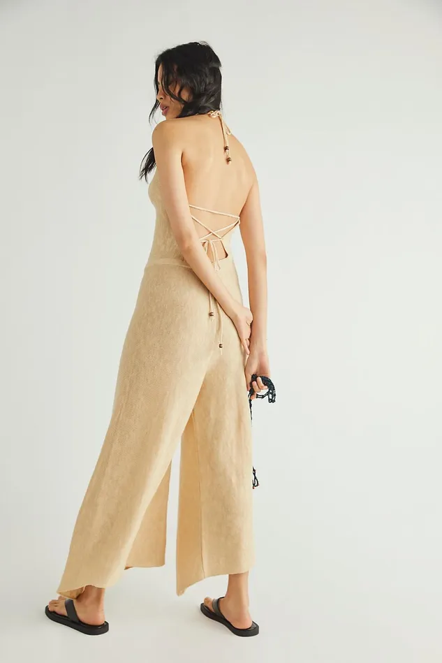 Women Dresses Free People Everly Sweater OnePiece Marzipan