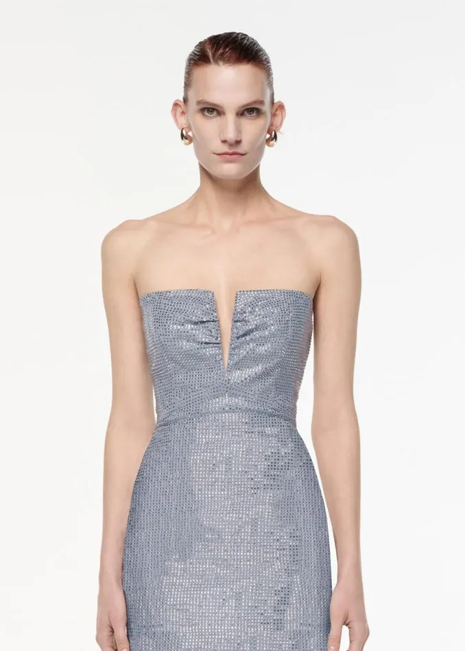 Women Dresses Roland Mouret Strapless Diamante Mini Dress