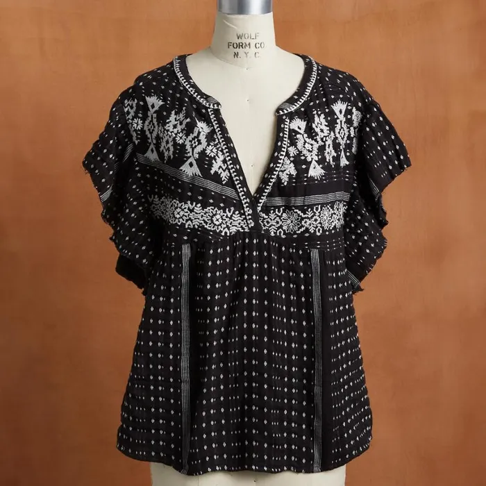 Women Electra Top Black Sundance Catalog Tops Women Electra Top Black Sundance Catalog Tops
