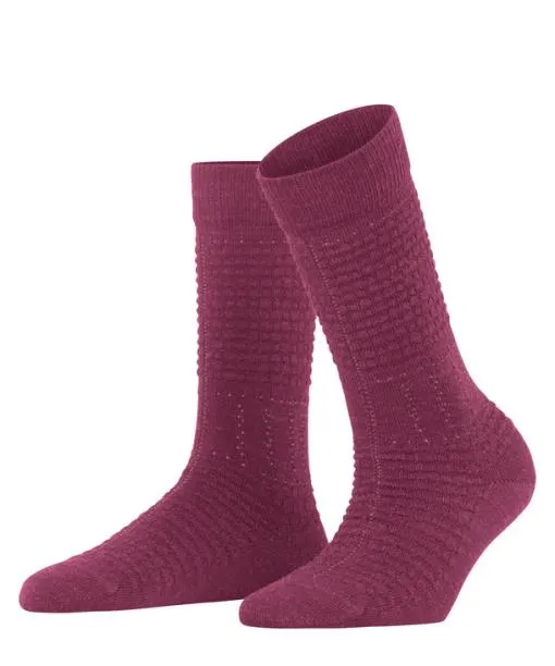 Women Fibre Root Women Socks Red Plum FALKE Socks