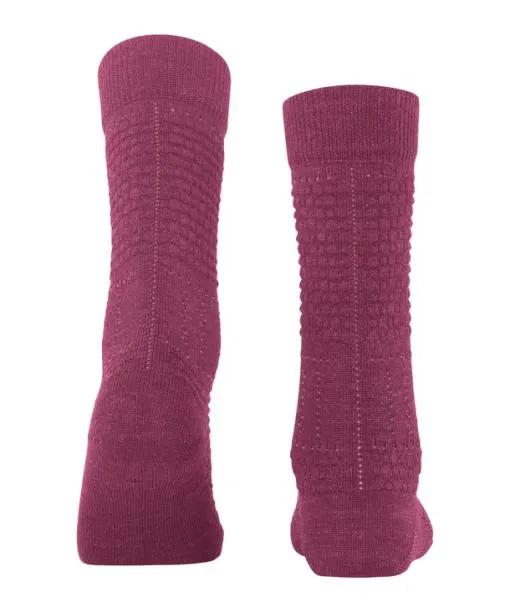 Women Fibre Root Women Socks Red Plum FALKE Socks