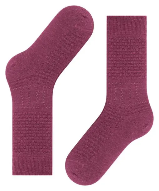 Women Fibre Root Women Socks Red Plum FALKE Socks