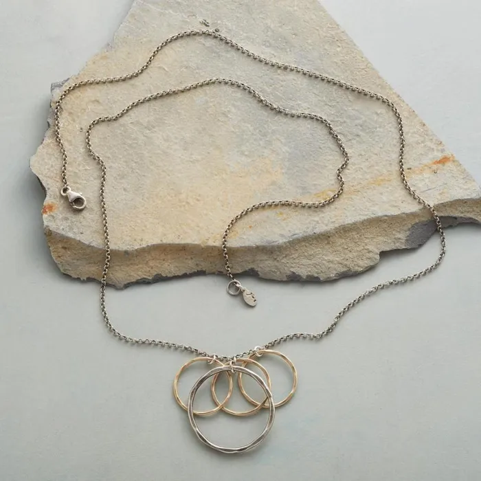 Women Fine Circles Necklace Sundance Catalog Necklaces