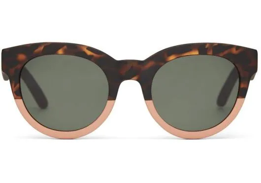 Women Florentin Tortoiseglass Bottle Green TOMS Sunglasses