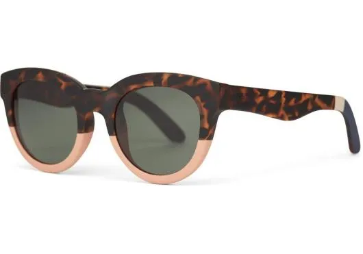 Women Florentin Tortoiseglass Bottle Green TOMS Sunglasses