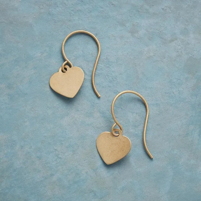 Women Flutter Heart Earrings Sundance Catalog Earrings