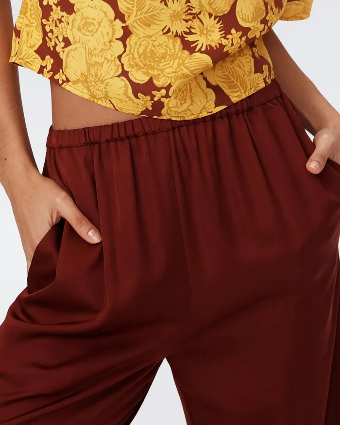 Women Gianna Pants Chestnut DVF Pants and Shorts