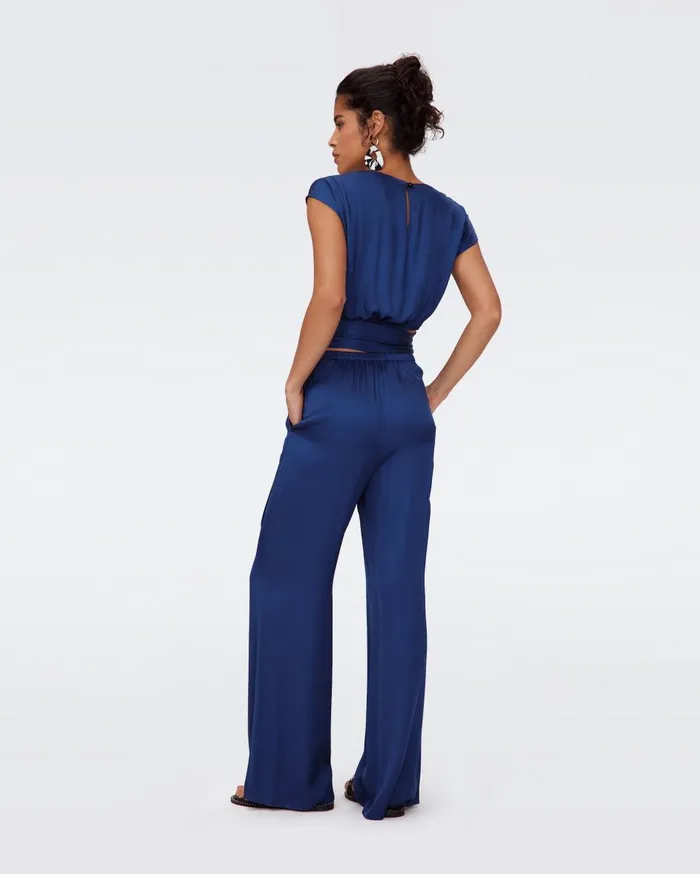 Women Gianna Pants Indigo DVF Pants and Shorts