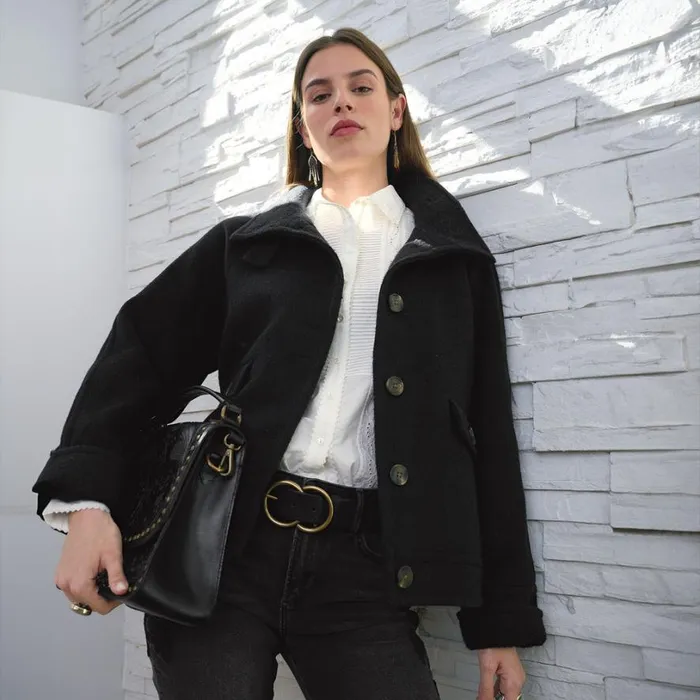 Women Glennon Coat Black Sundance Catalog Jackets and Coats