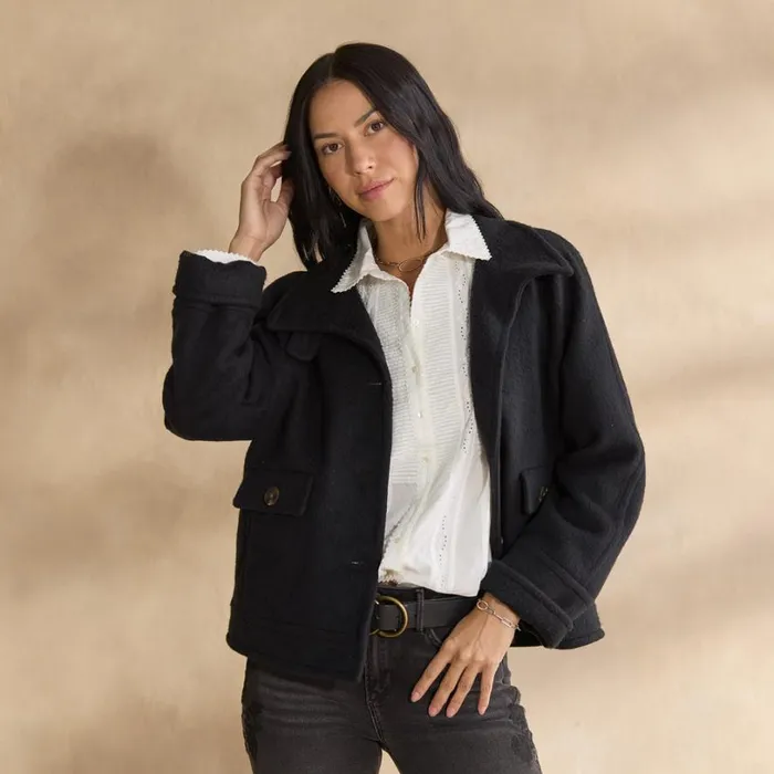 Women Glennon Coat Black Sundance Catalog Jackets and Coats Women Glennon Coat Black Sundance Catalog Jackets and Coats