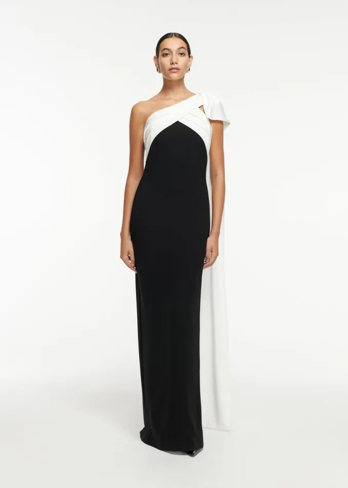 Women Gowns Roland Mouret Asymmetric Cady Gown