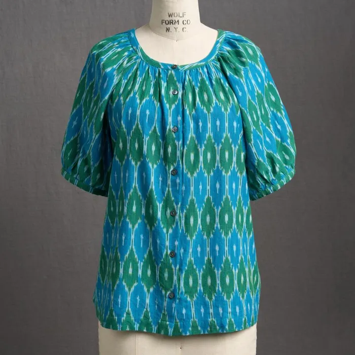 Women Graceful Days Ikat Top Petite Blue Ikat Sundance Catalog Petite Styles Women Graceful Days Ikat Top Petite Blue Ikat Sundance Catalog Petite Styles