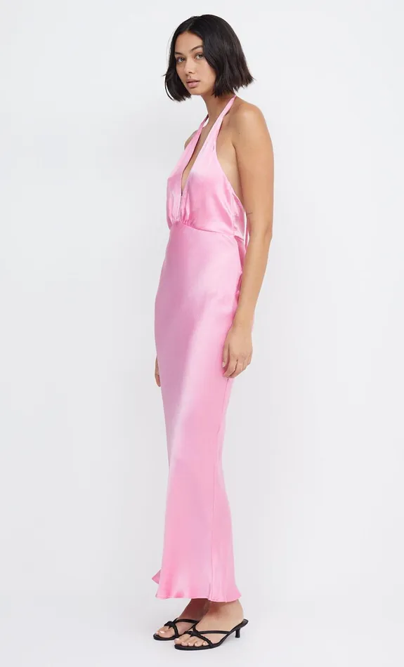 Women Guests Bec Bridge INDI HALTER MAXI DRESS Candy Pink