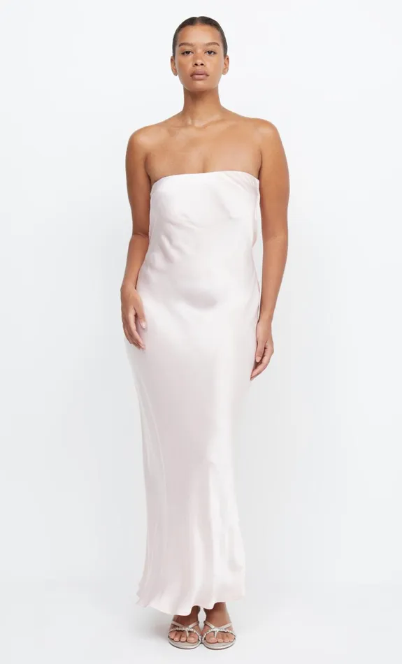 Women Guests Bec Bridge MOON DANCE STRAPLESS DRESS Blush