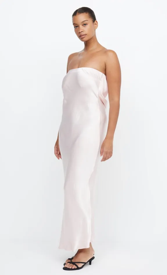 Women Guests Bec Bridge MOON DANCE STRAPLESS DRESS Blush