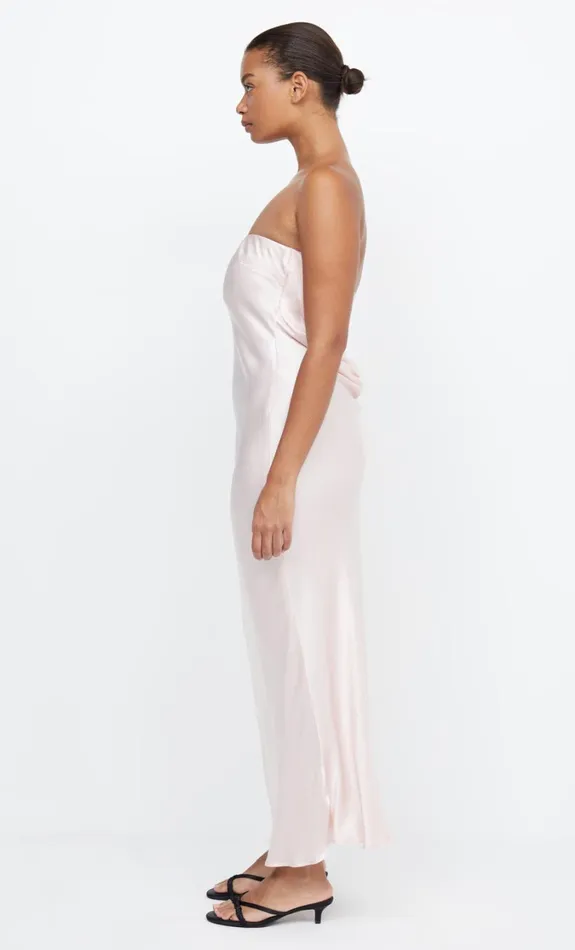 Women Guests Bec Bridge MOON DANCE STRAPLESS DRESS Blush