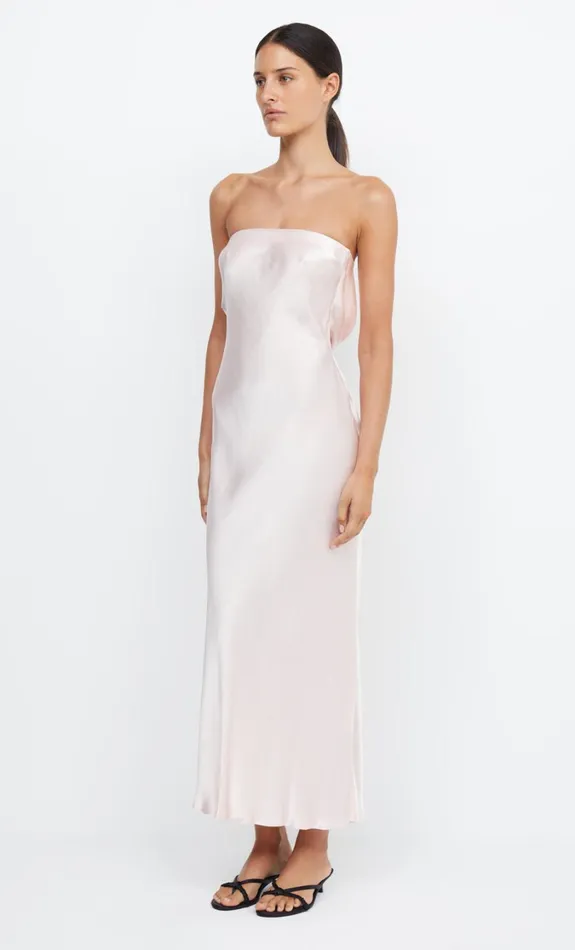 Women Guests Bec Bridge MOON DANCE STRAPLESS DRESS Blush