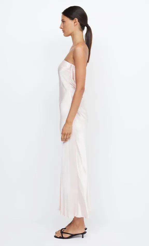 Women Guests Bec Bridge MOON DANCE STRAPLESS DRESS Blush