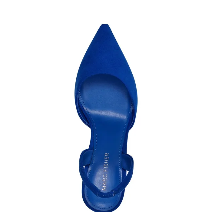 Women Hadya Slingback Pump Blue Marc Fisher Heels and Pumps