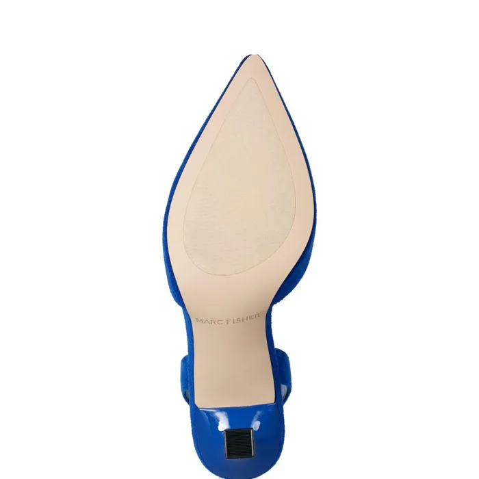 Women Hadya Slingback Pump Blue Marc Fisher Heels and Pumps