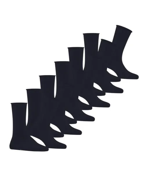 Women Happy Bundle 6Pack Women Socks Dark Navy FALKE Socks