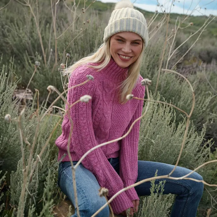 Women Haydn Turtleneck Petite Chambray Sundance Catalog Petite Styles