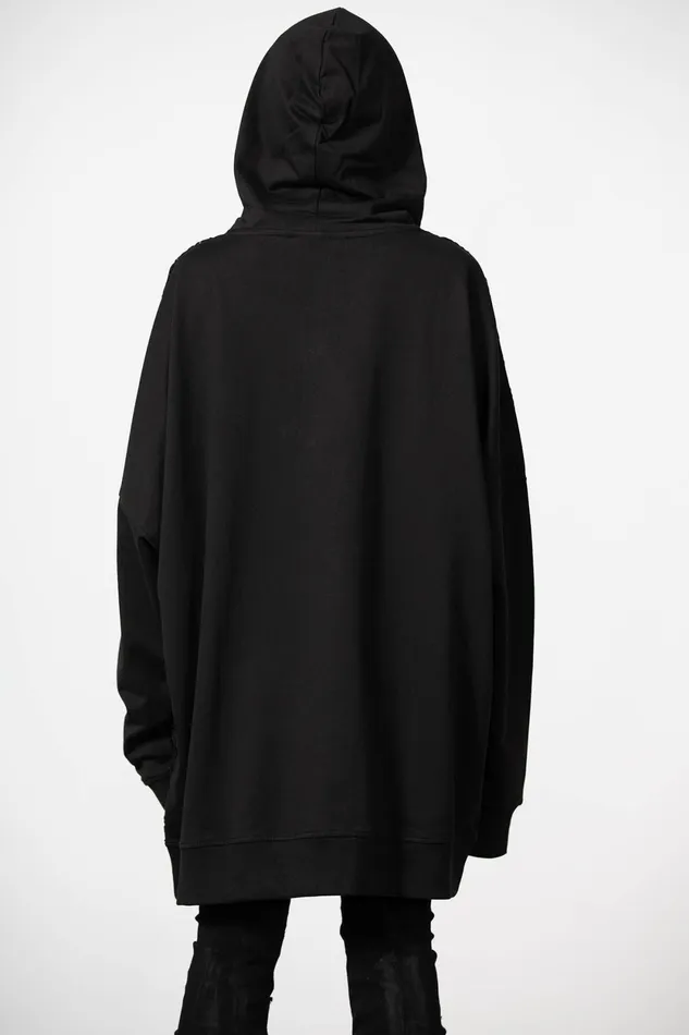 Women Hoodies Killstar The Verge Fishnet Hoodie