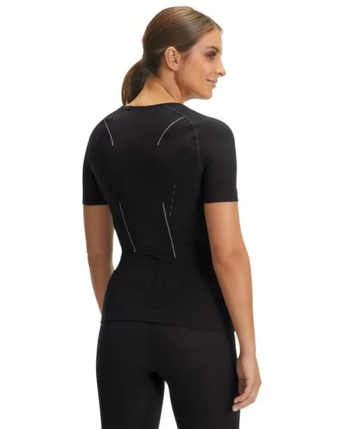 Women Impulse Running Women TShirt Roundneck Health Black FALKE Short Sleeve Shirts