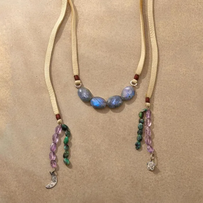 Women Into The Mystic Lariat Sundance Catalog Necklaces