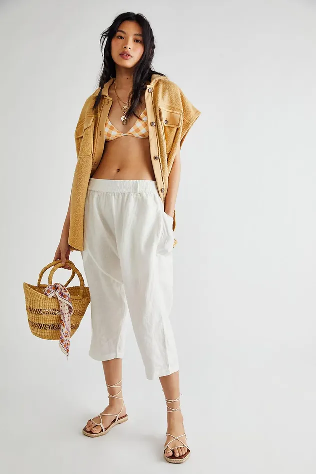 Women Jackets Free People Ruby Vest Sueded Suntan