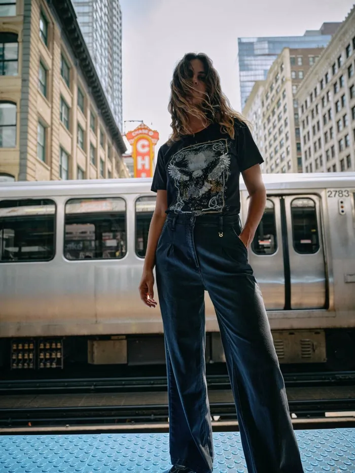 Women Jeans MOS MOSH MMGobi Pleats Jeans Black