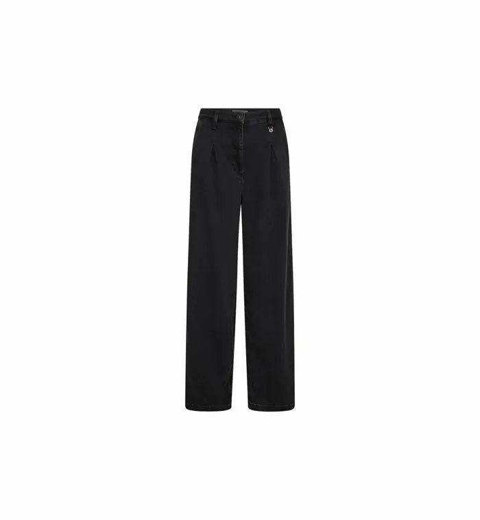 Women Jeans MOS MOSH MMGobi Pleats Jeans Black
