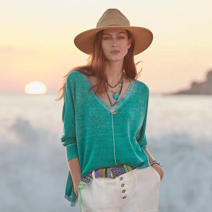 Women Johanna Sweater Petite Cactus Flower Sundance Catalog Sweaters Women Johanna Sweater Petite Cactus Flower Sundance Catalog Sweaters