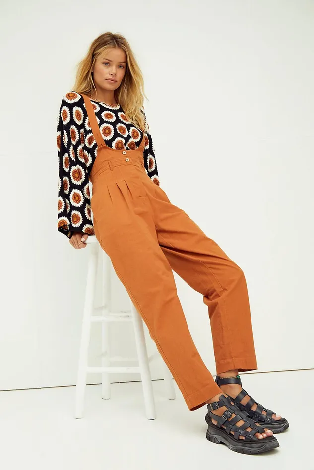 Women Jumpsuits Free People Jamila Overalls Terra