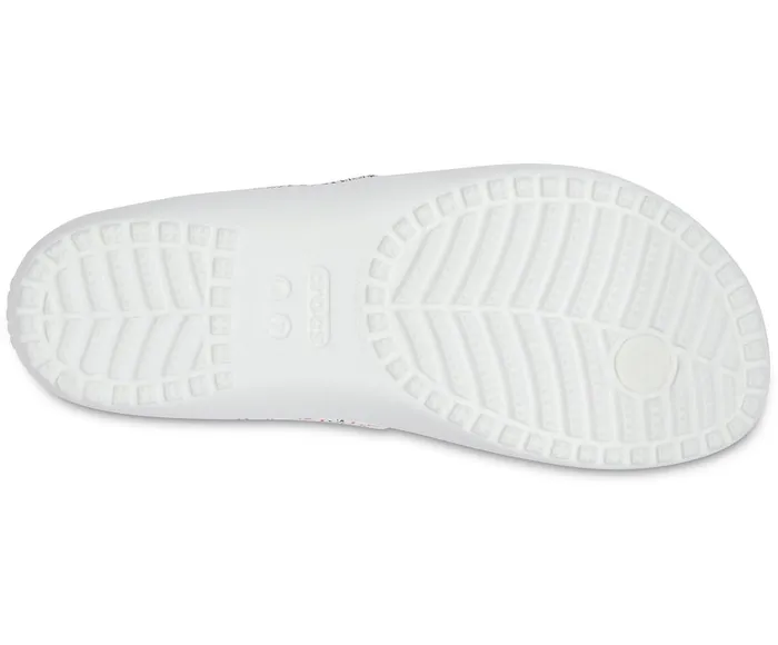 Women Kadee II Americana Paisley Flip White Multi Crocs FlipFlops