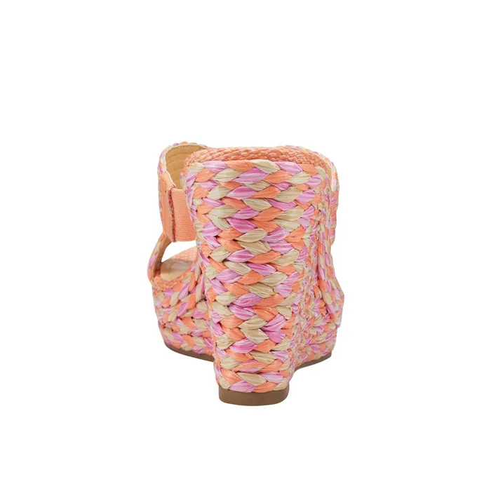 Women Kalisha Espadrille Wedge Sandal Orange Multi Marc Fisher Sandals