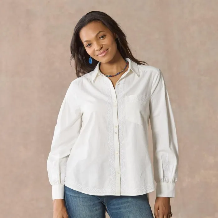 Women Karla Embroidered Shirt Petite Caviar Sundance Catalog Petite Styles Women Karla Embroidered Shirt Petite Caviar Sundance Catalog Petite Styles